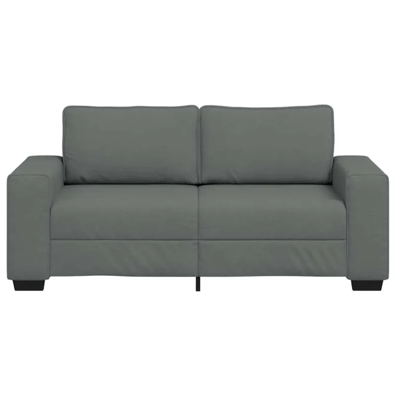Dvivietė sofa, tamsiai pilka, 180x77x82 cm, audinys