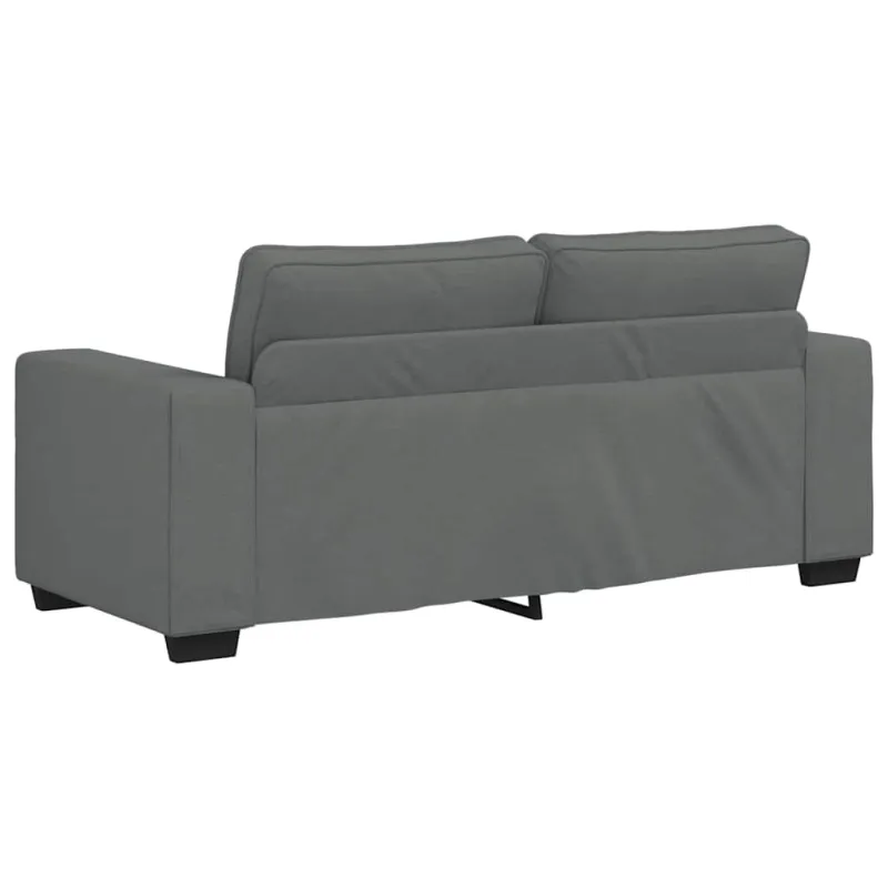 Dvivietė sofa, tamsiai pilka, 180x77x82 cm, audinys