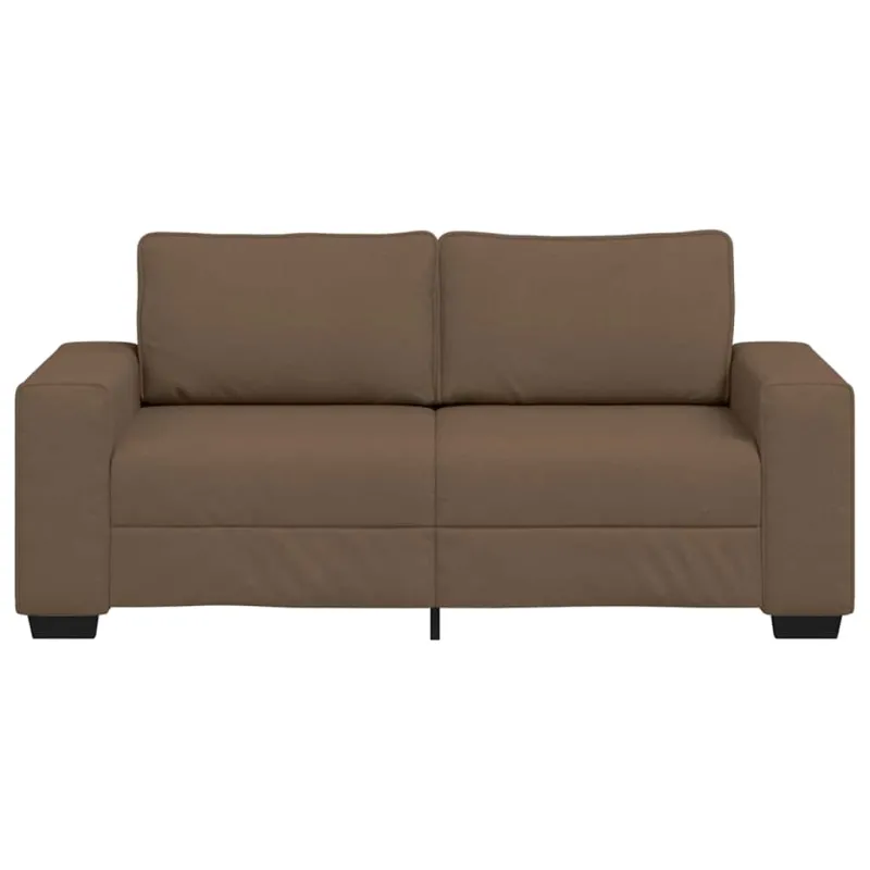 Dvivietė sofa, ruda, 180x77x82 cm, audinys