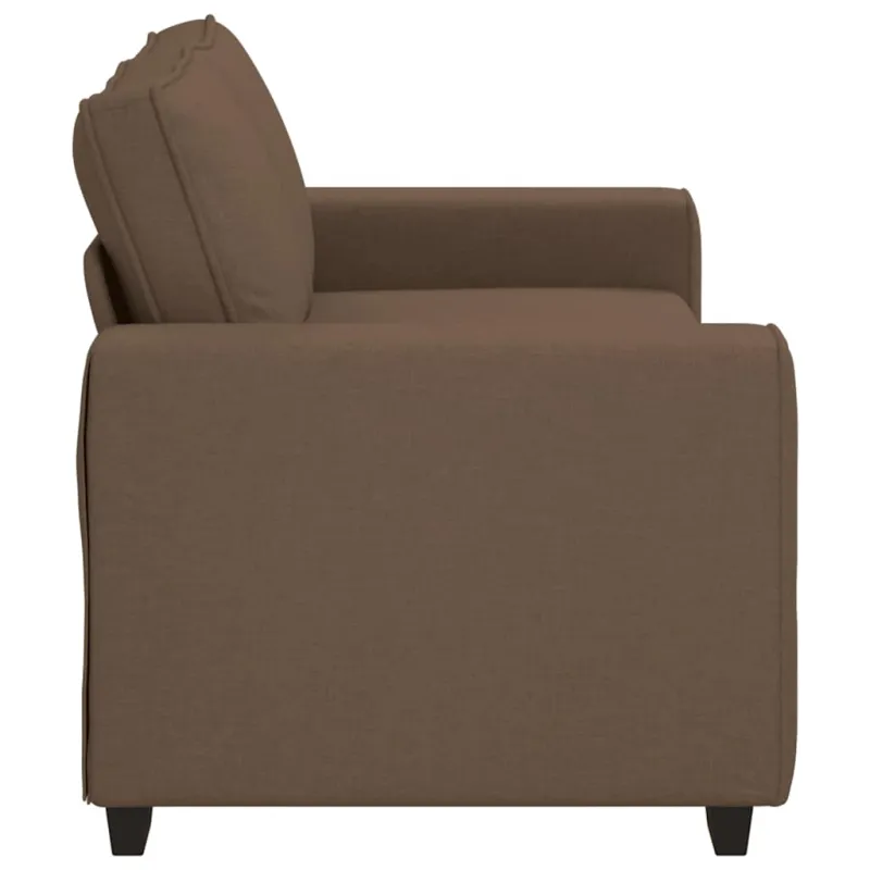 Dvivietė sofa, ruda, 180x77x82 cm, audinys