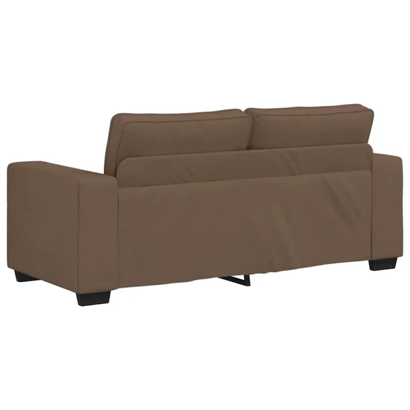 Dvivietė sofa, ruda, 180x77x82 cm, audinys