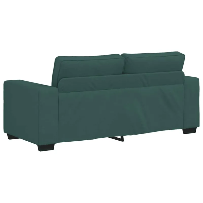 Dvivietė sofa, tamsiai žalia, 180x77x82 cm, audinys