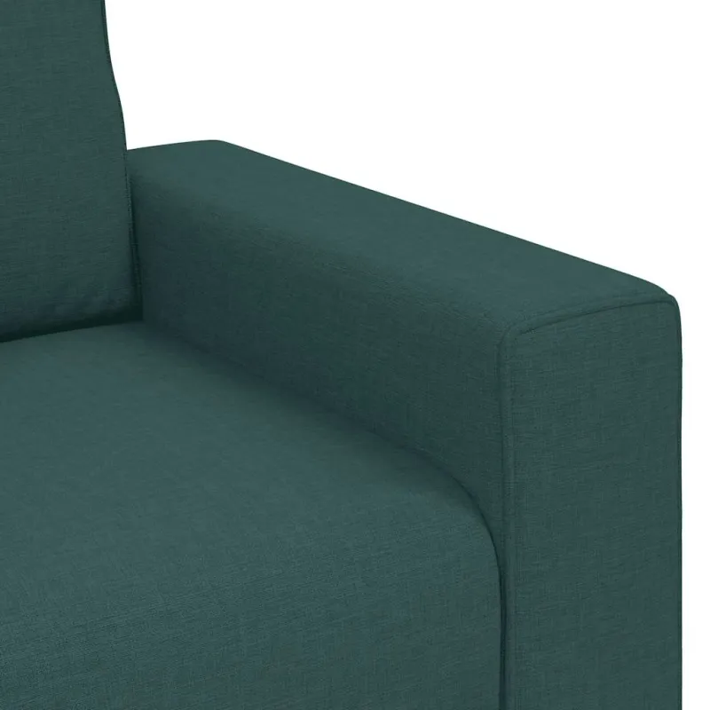 Dvivietė sofa, tamsiai žalia, 180x77x82 cm, audinys