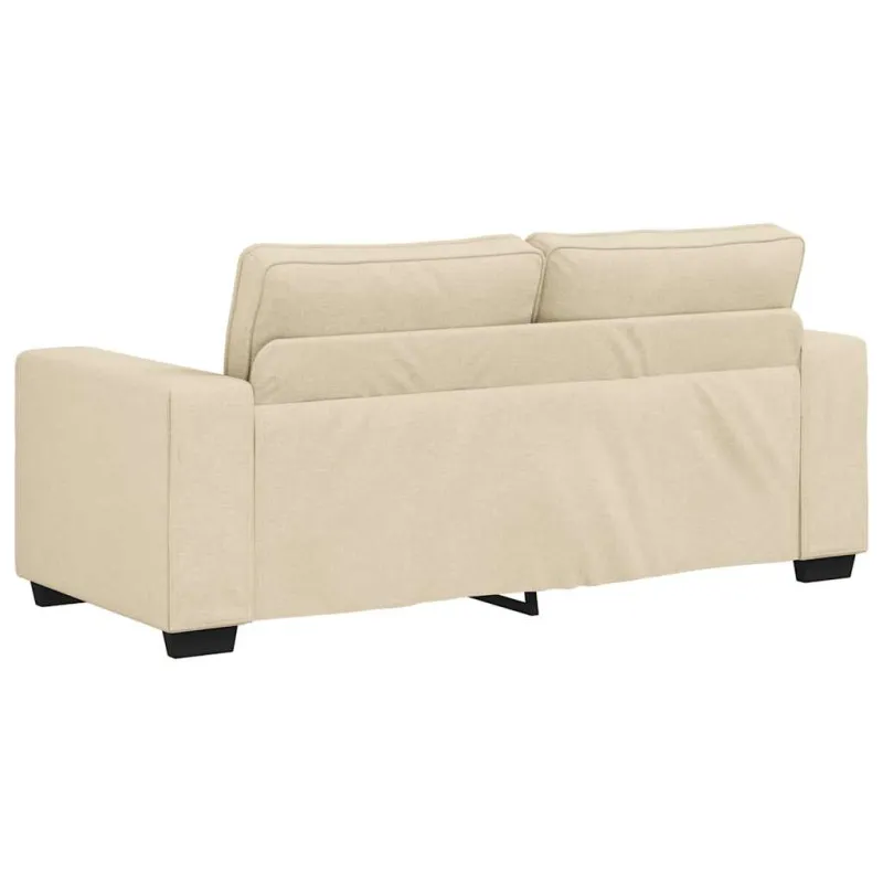Dvivietė sofa, kreminės spalvos, 180x77x82 cm, audinys