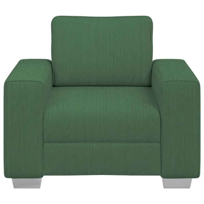Sofa-kėdė, tamsiai žalia, 100x77x82 cm, velvetas, audinys
