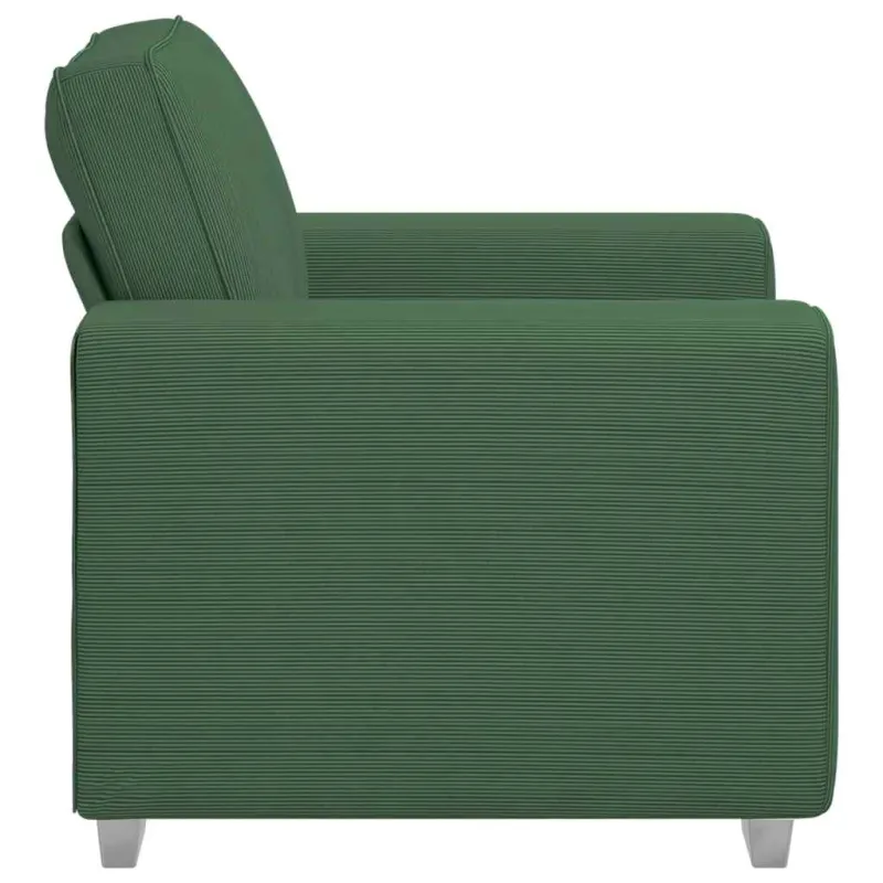 Sofa-kėdė, tamsiai žalia, 100x77x82 cm, velvetas, audinys