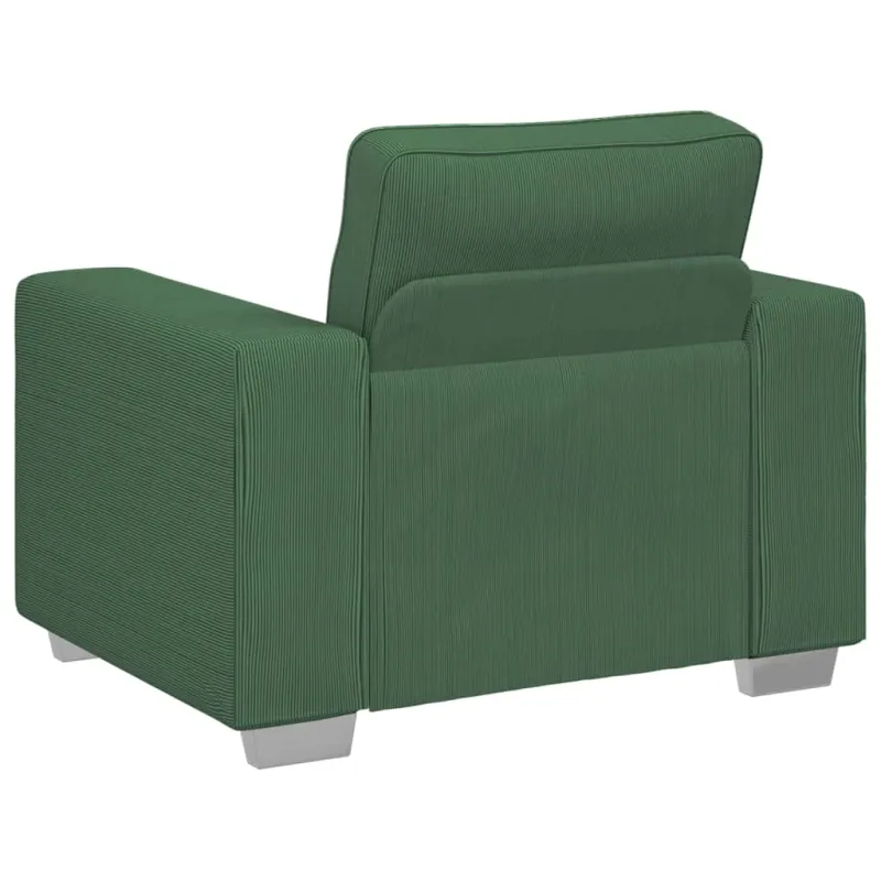 Sofa-kėdė, tamsiai žalia, 100x77x82 cm, velvetas, audinys