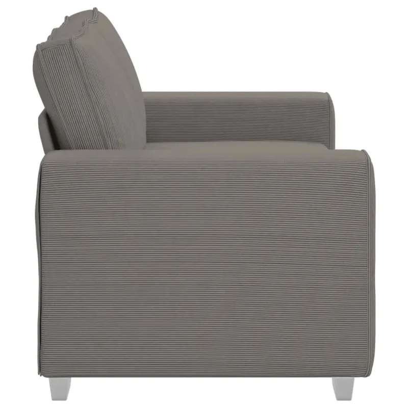 Dvivietė sofa, šviesiai pilka, 160x77x82 cm, velvetas, audinys