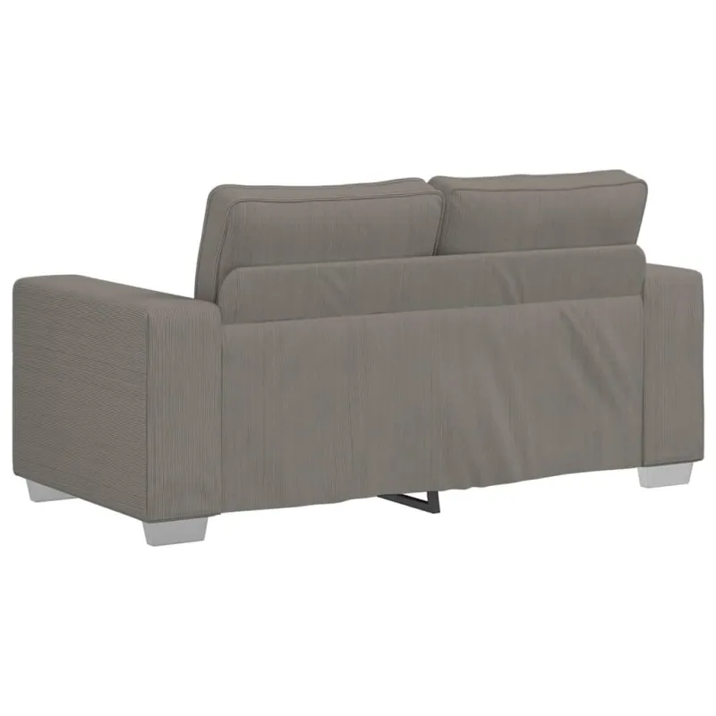 Dvivietė sofa, šviesiai pilka, 160x77x82 cm, velvetas, audinys