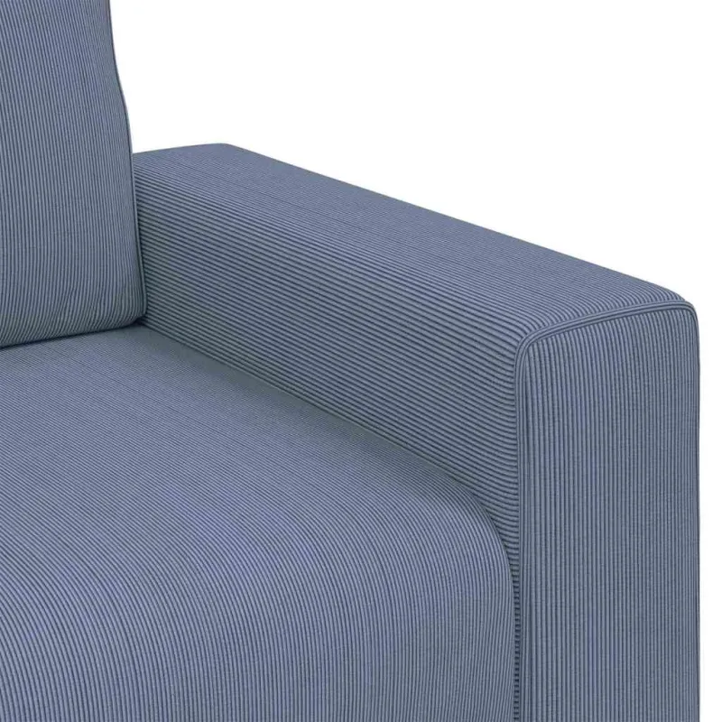 Dvivietė sofa, mėlyna, 160x77x82 cm, velvetas, audinys