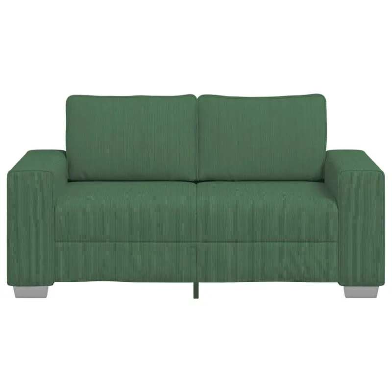 Dvivietė sofa, tamsiai žalia, 160x77x82 cm, velvetas, audinys