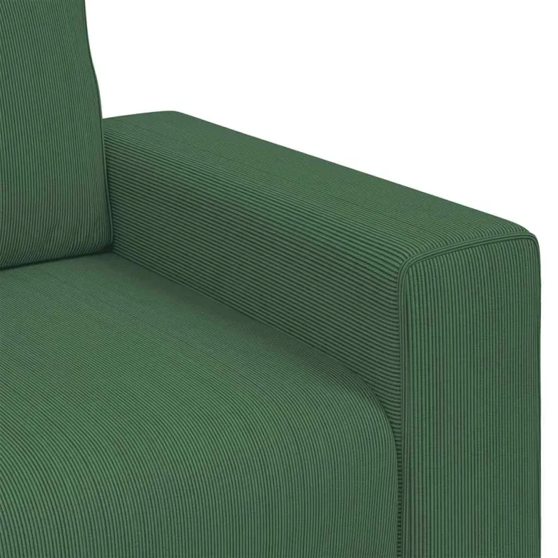 Dvivietė sofa, tamsiai žalia, 160x77x82 cm, velvetas, audinys