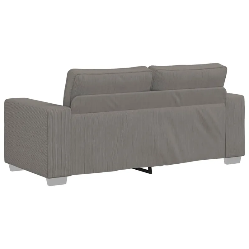 Dvivietė sofa, šviesiai pilka, 180x77x82 cm, velvetas, audinys