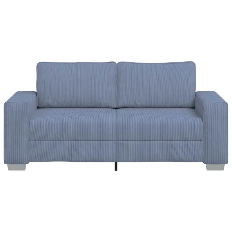 Dvivietė sofa, mėlyna, 180x77x82 cm, velvetas, audinys