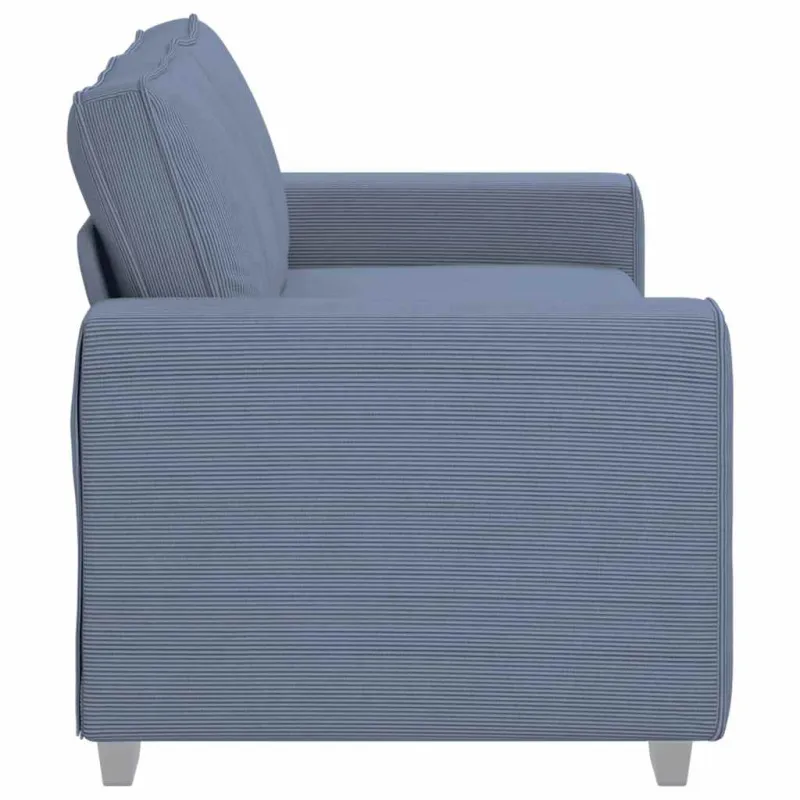 Dvivietė sofa, mėlyna, 180x77x82 cm, velvetas, audinys