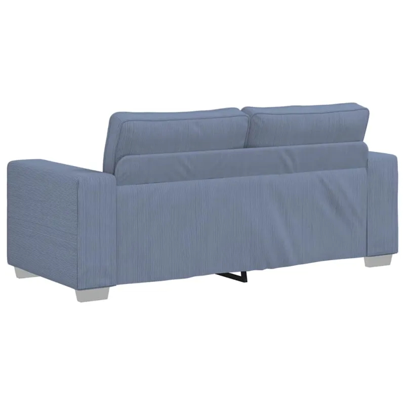 Dvivietė sofa, mėlyna, 180x77x82 cm, velvetas, audinys