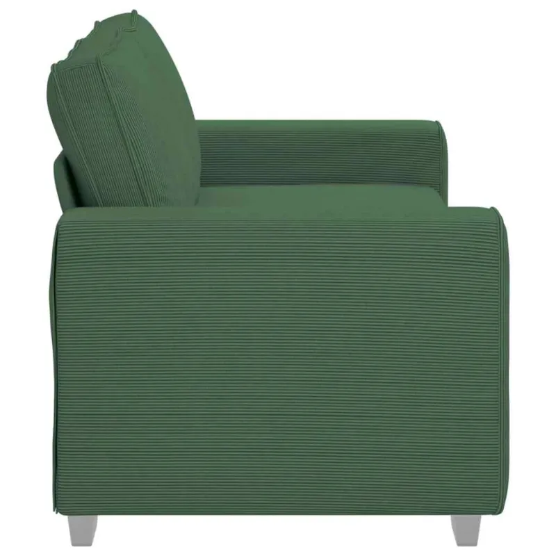 Dvivietė sofa, tamsiai žalia, 180x77x82 cm, velvetas, audinys