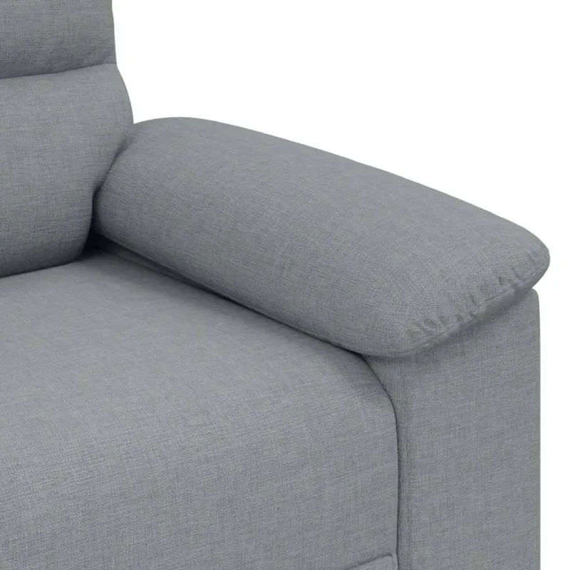 Sofa-kėdė, šviesiai pilka, 100x81x84 cm, audinys