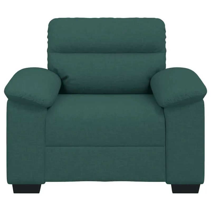 Sofa-kėdė, tamsiai žalia, 100x81x84 cm, audinys