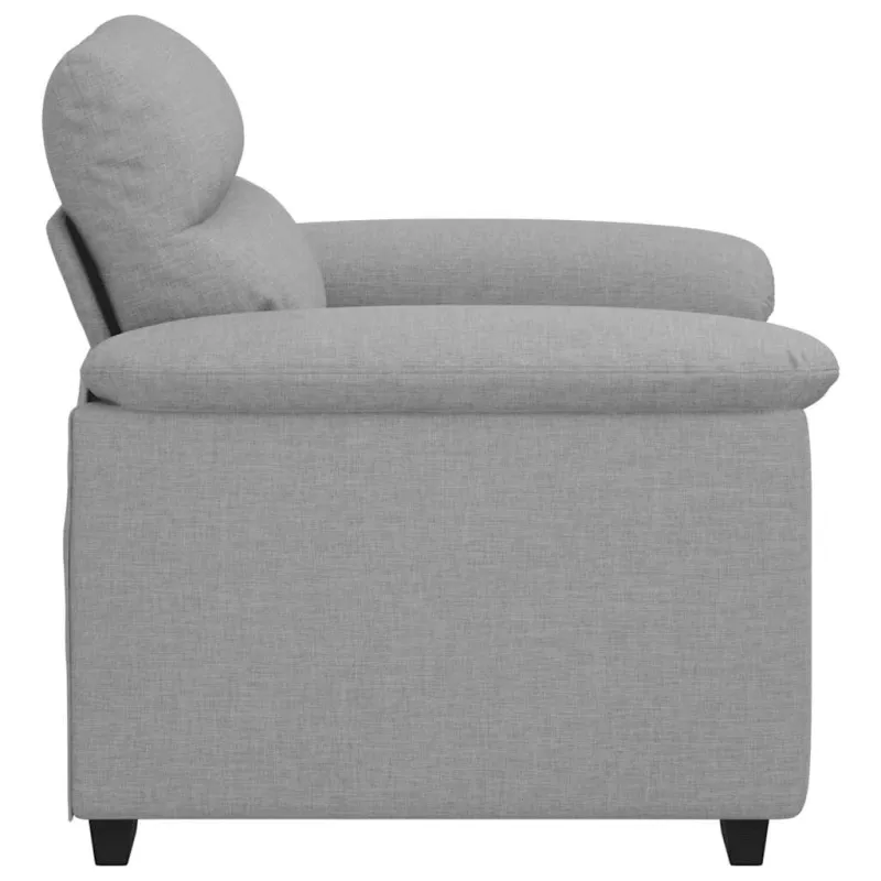 Sofa-kėdė, debesų pilka, 100x81x84 cm, audinys