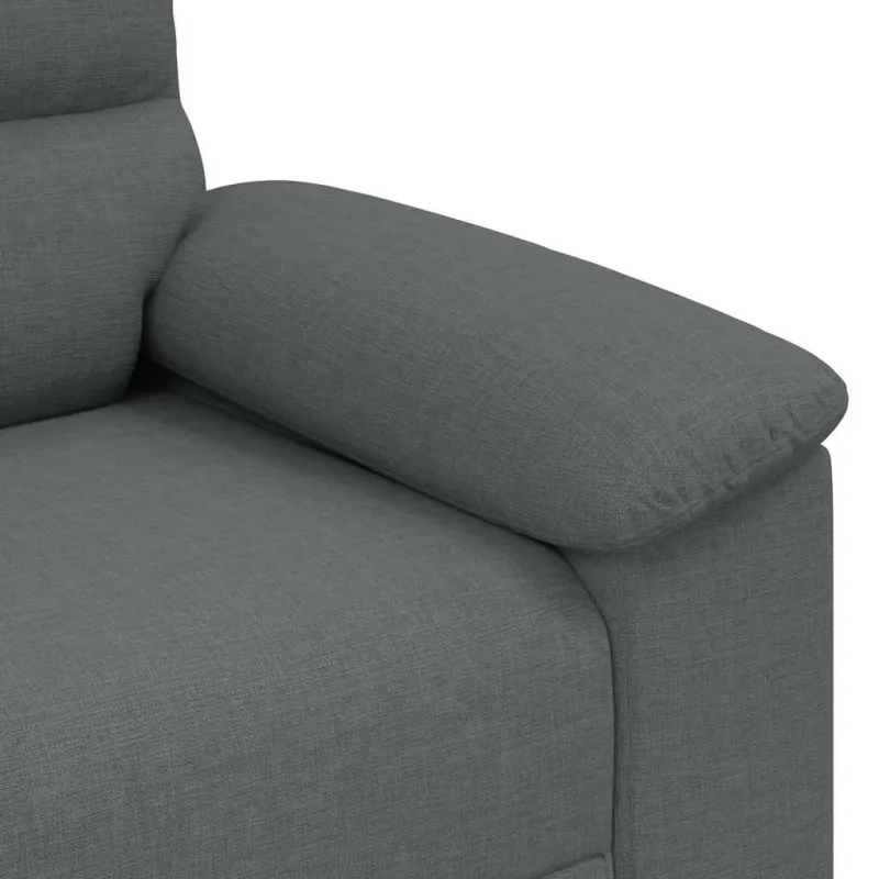 Dvivietė sofa, tamsiai pilka, 160x81x84 cm, audinys