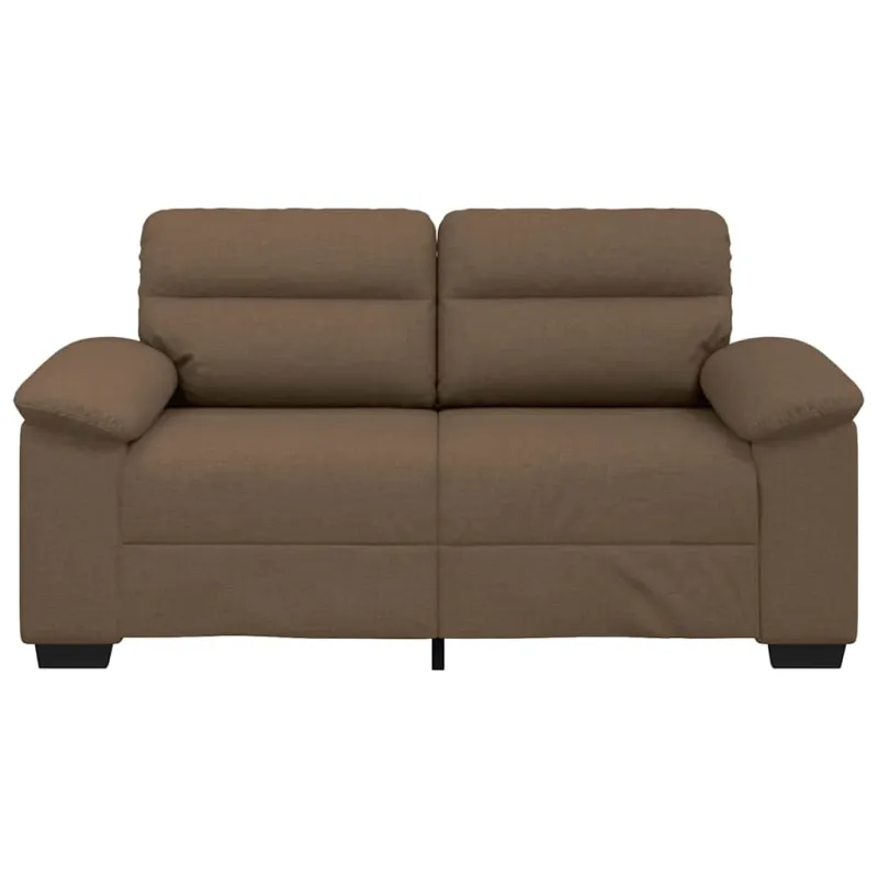 Dvivietė sofa, ruda, 160x81x84 cm, audinys
