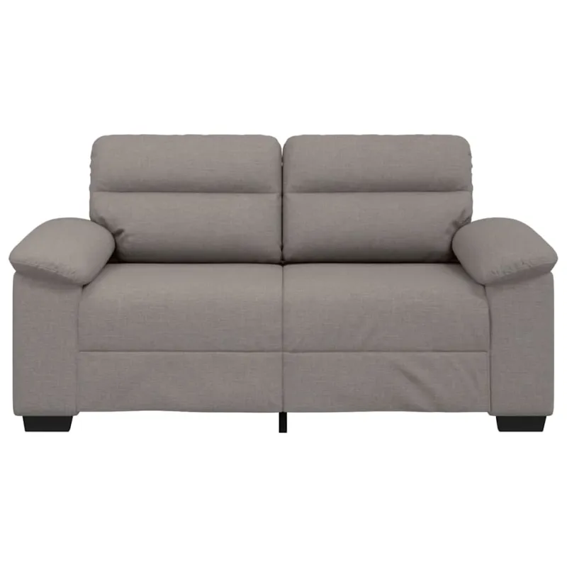 Dvivietė sofa, pilkai ruda, 160x81x84 cm, audinys
