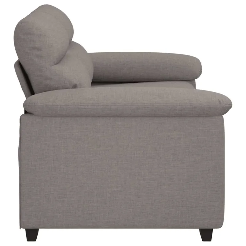 Dvivietė sofa, pilkai ruda, 160x81x84 cm, audinys