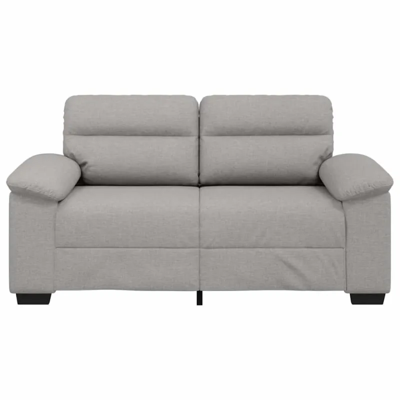 Dvivietė sofa, debesų pilka, 160x81x84 cm, audinys