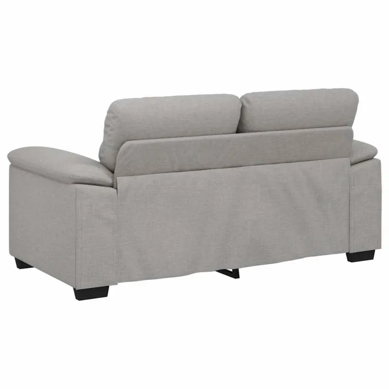 Dvivietė sofa, debesų pilka, 160x81x84 cm, audinys