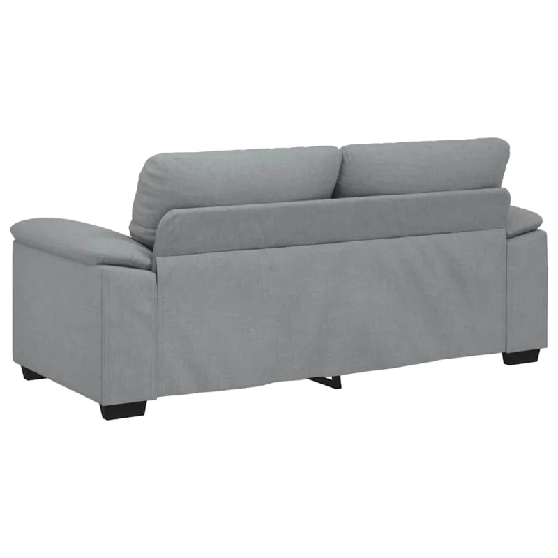 Dvivietė sofa, šviesiai pilka, 180x81x84 cm, audinys