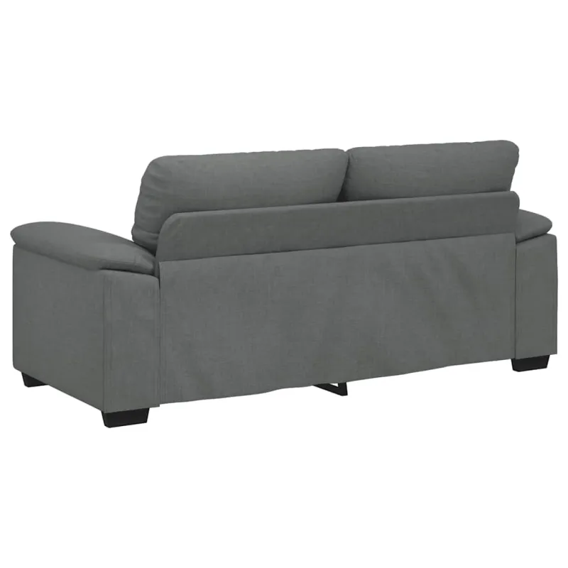 Dvivietė sofa, tamsiai pilka, 180x81x84 cm, audinys