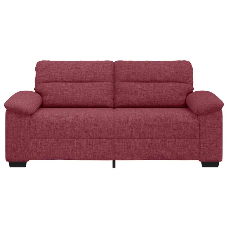 Dvivietė sofa, vyno raudonumo, 180x81x84 cm, audinys