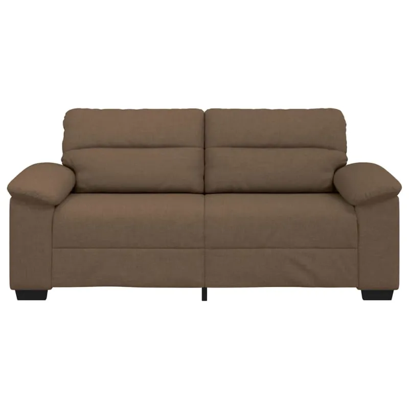 Dvivietė sofa, ruda, 180x81x84 cm, audinys