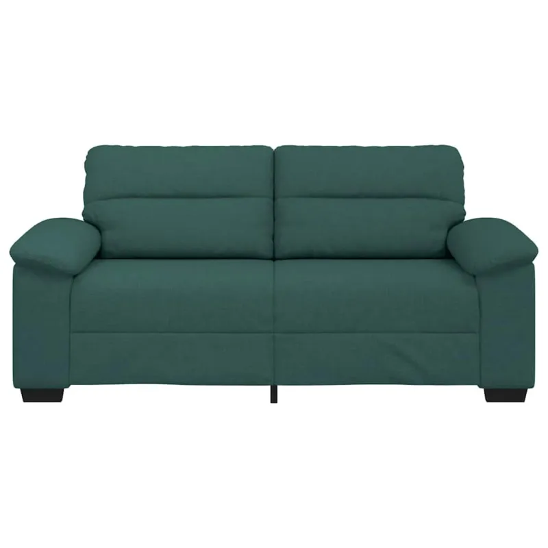 Dvivietė sofa, tamsiai žalia, 180x81x84 cm, audinys