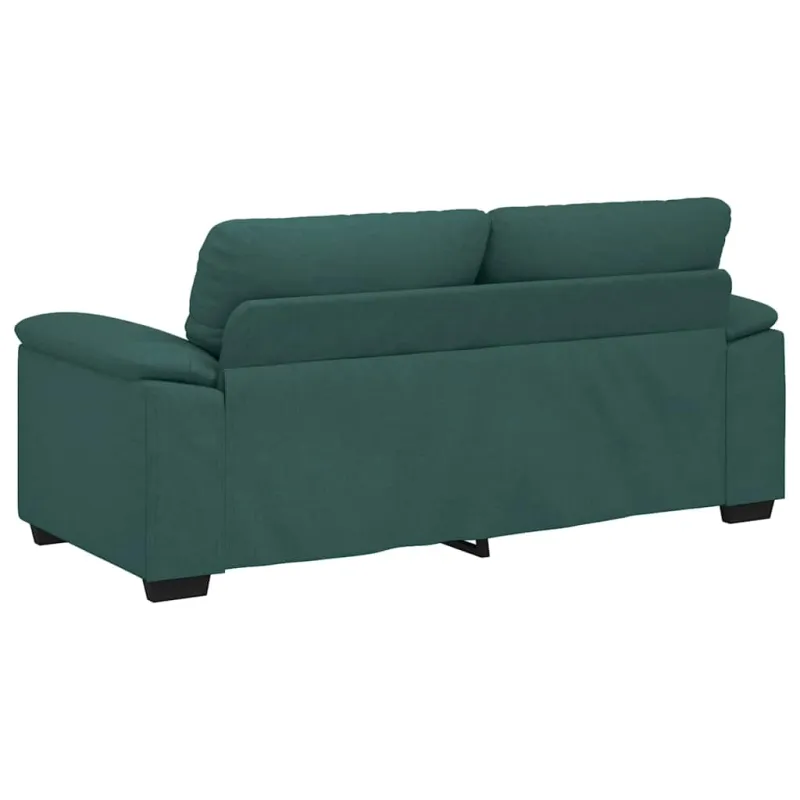 Dvivietė sofa, tamsiai žalia, 180x81x84 cm, audinys
