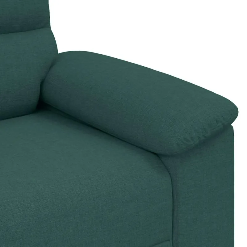Dvivietė sofa, tamsiai žalia, 180x81x84 cm, audinys