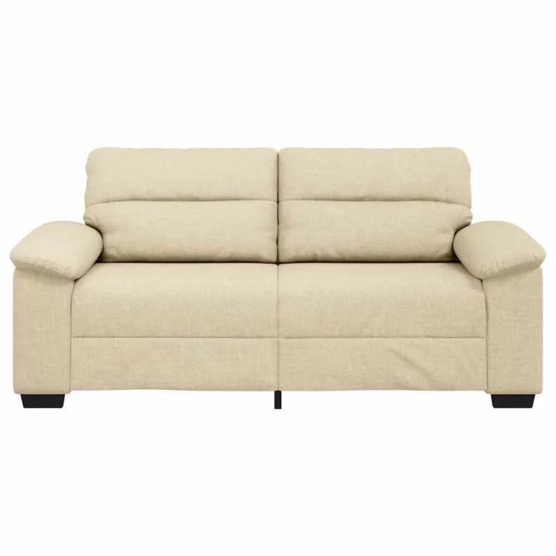 Dvivietė sofa, kreminės spalvos, 180x81x84 cm, audinys