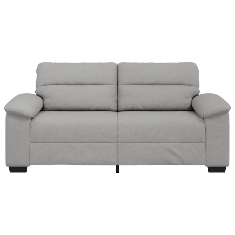 Dvivietė sofa, debesų pilka, 180x81x84 cm, audinys