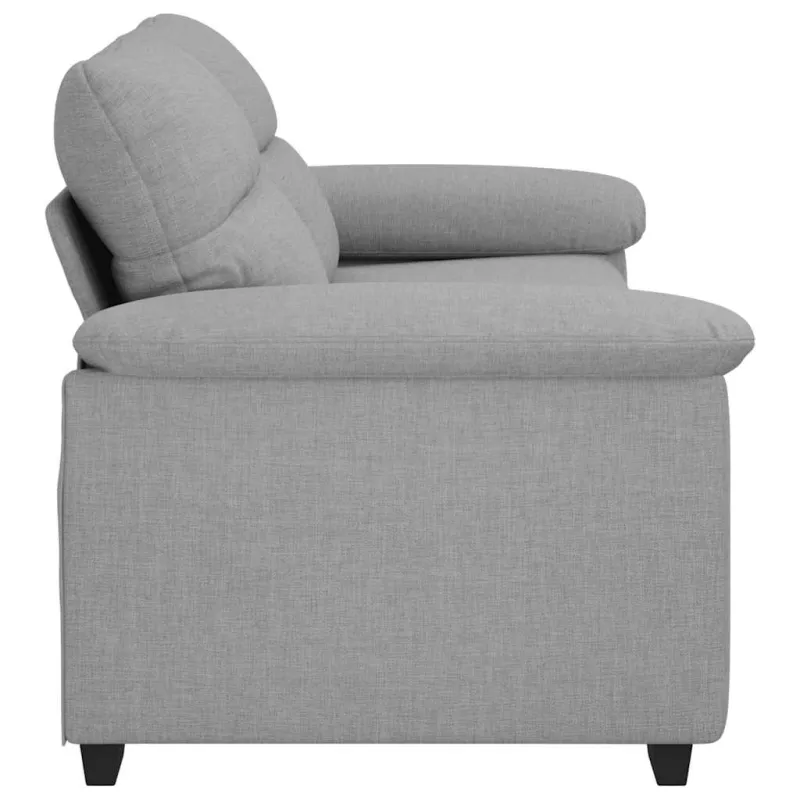 Dvivietė sofa, debesų pilka, 180x81x84 cm, audinys