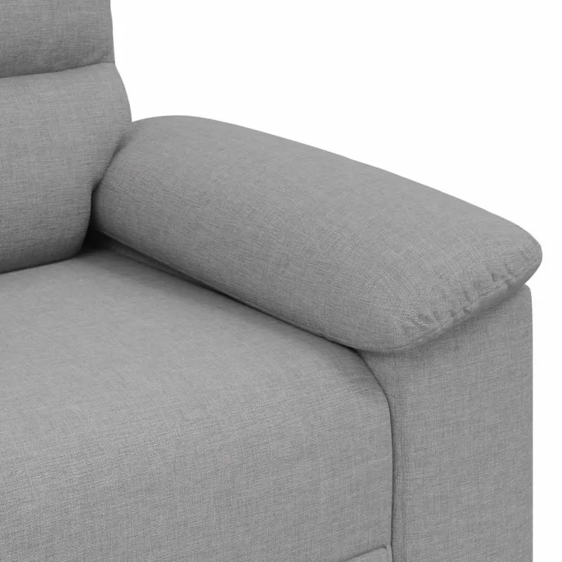 Dvivietė sofa, debesų pilka, 180x81x84 cm, audinys