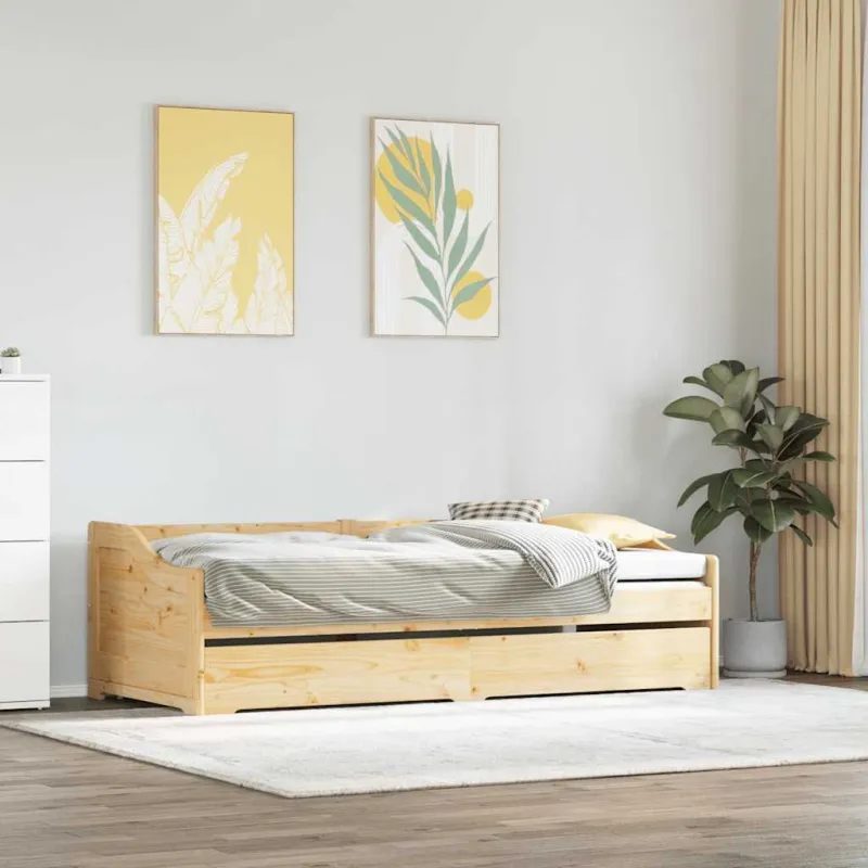 Dienos lova su ištraukiama dalimi be čiužinio IRUN 90x200 cm