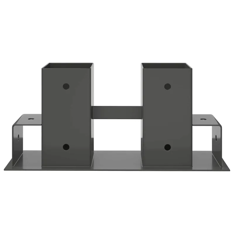 Malkų stelažo pagalbininkas 2 pcs Antracito 34 x 10 x 15 cm Plienas