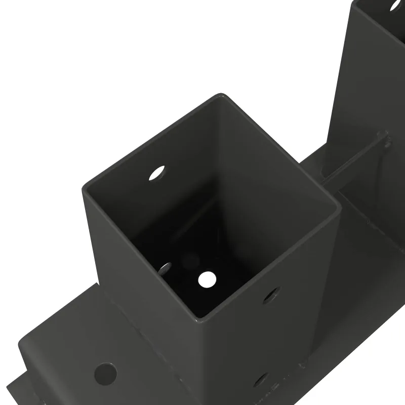 Malkų stelažo pagalbininkas 2 pcs Antracito 34 x 10 x 15 cm Plienas