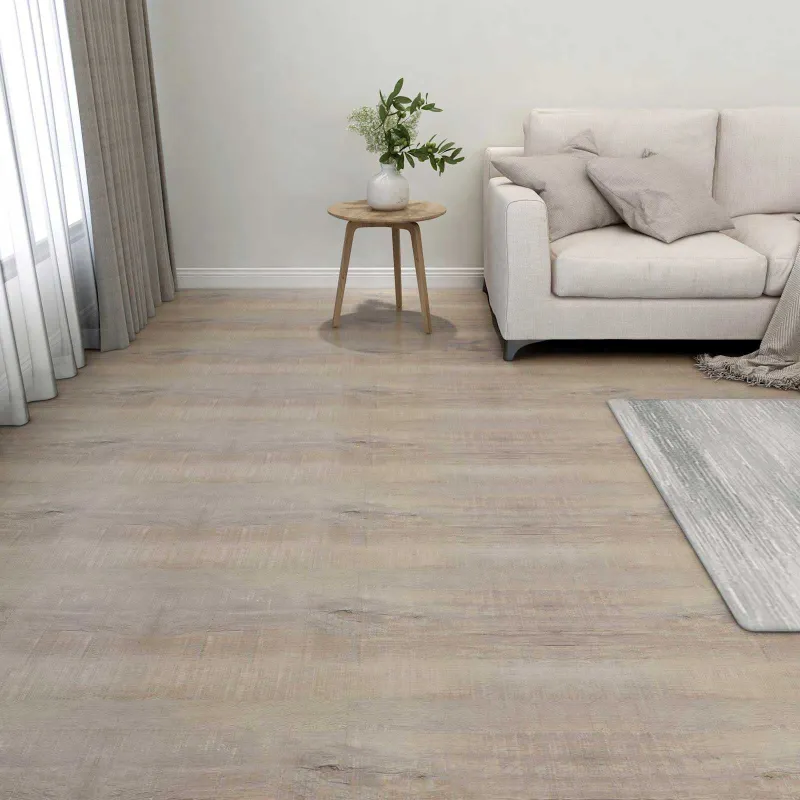 Grindų lentos 55 pcs Taupe 5,11 m² PVC