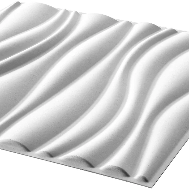 Sienų plokštės 12 pcs Balta 50 x 50 cm