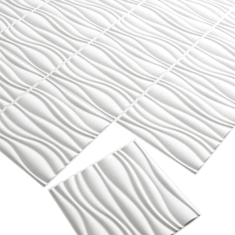 Sienų plokštės 12 pcs Balta 50 x 50 cm
