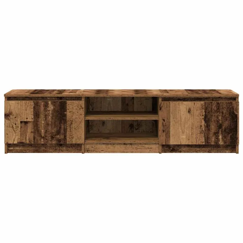 TV spintelė, senovinė mediena, 140x40x36 cm, inžinerinė mediena