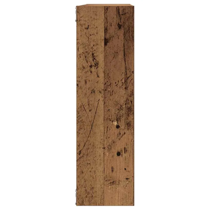 Sieninė lentyna, senovinė mediena, 75x16x55 cm, inžinerinė mediena