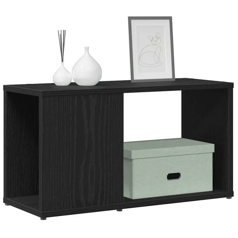 TV spintelė, juodo ąžuolo spalvos, 60x24x32 cm, inžinerinė mediena